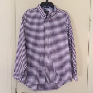 Chaps plaid button up shirt